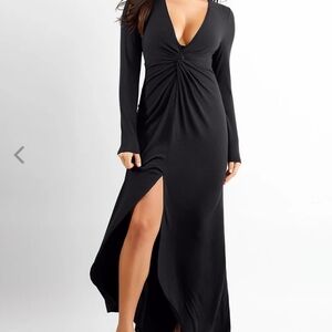 Chic Black Long Sleeve Dress